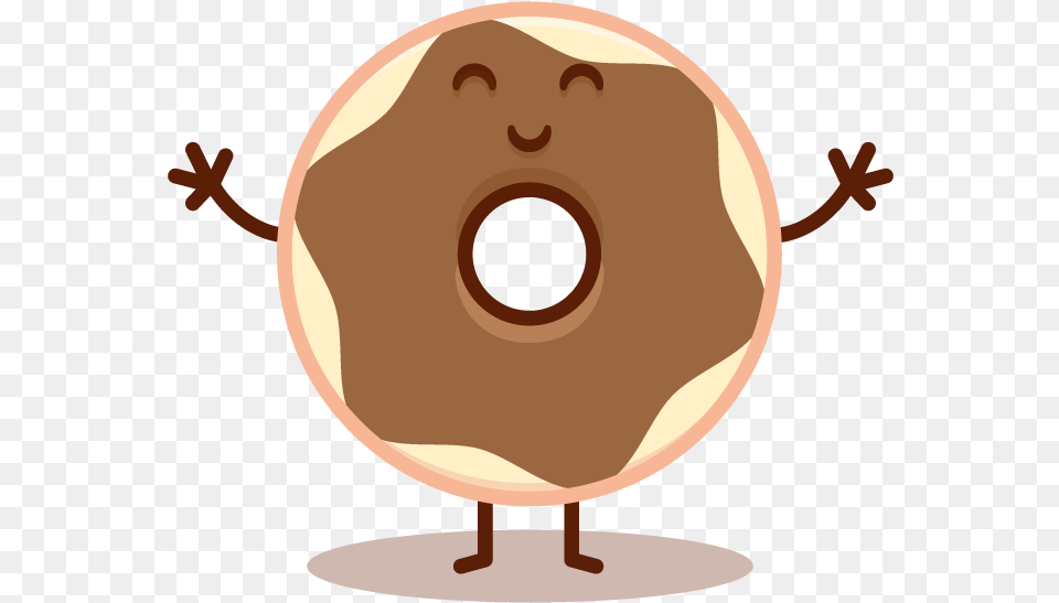 Fun Donuts Messages Sticker 2 Ciambella, Food, Sweets, Donut, Animal Free Png