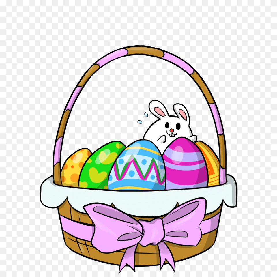 Fun Easter Cliparts, Basket, Purple, Egg, Food Free Png