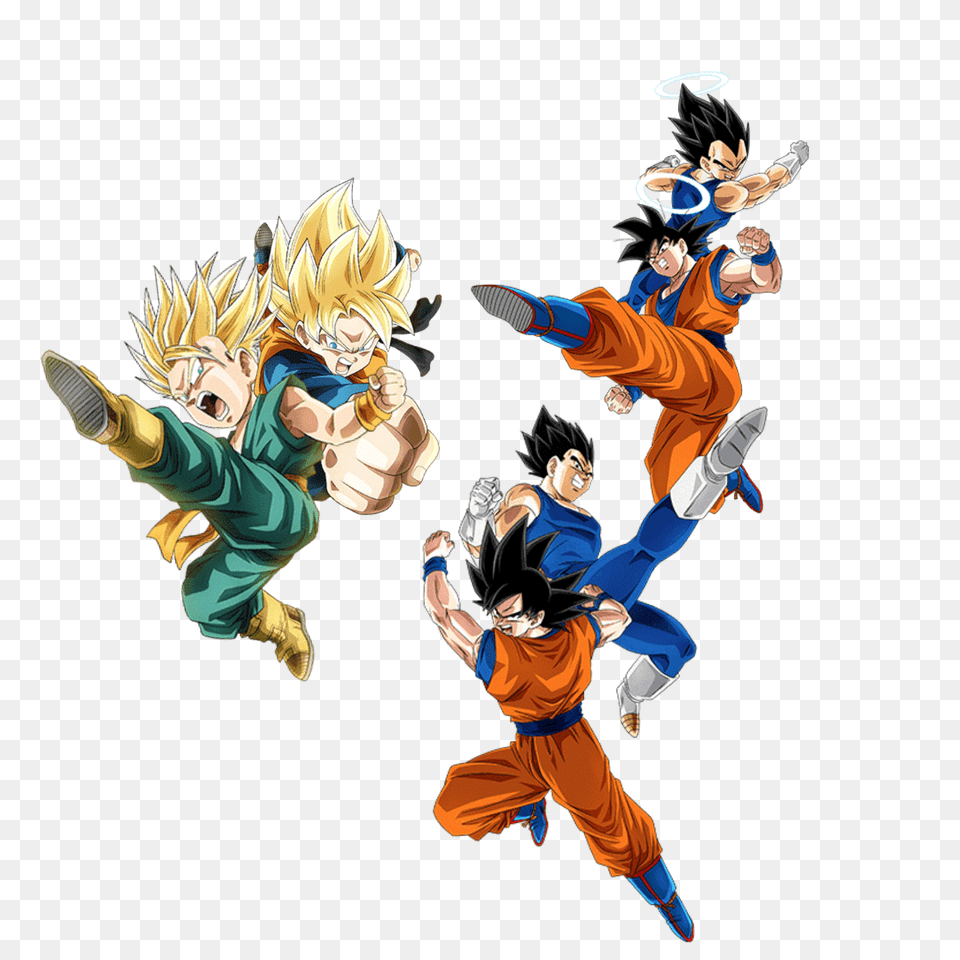 Fun Fact Int Goten Teq Trunks Have Very Similiar Poses When, Publication, Book, Comics, Adult Free Transparent Png