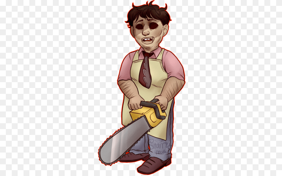 Fun Fact Leatherface Is Actually One Of My Favorite Topics To Draw, Person, Device, Face, Head Free Png Download