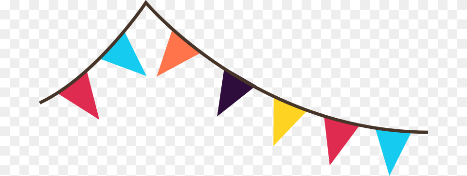 Fun Family Festival, Triangle, Flag, Toy Png Image