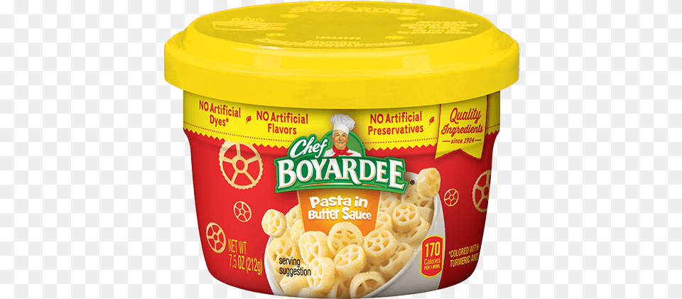 Fun Flavors Chef Boyardee Pasta In Butter Sauce, Food, Ketchup, Baby, Person Png Image