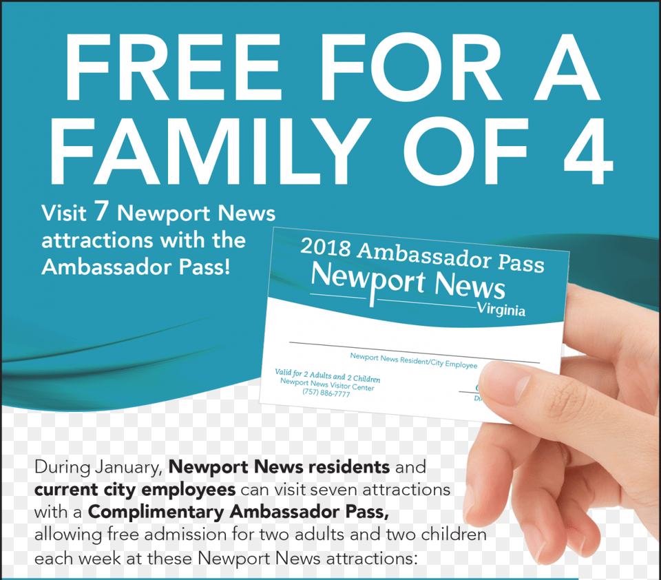 Fun For Newport News Residentsemployees Newport News Tourism, Advertisement, Poster, Paper, Text Free Png