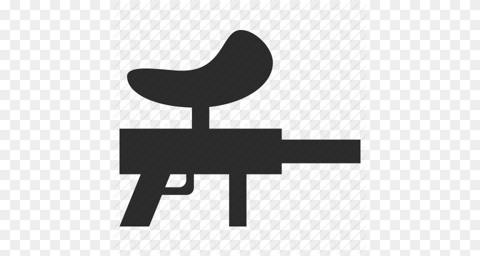 Fun Gun Paintball Rest Rifle Icon, Home Decor, Cushion, Furniture, Cutlery Png Image
