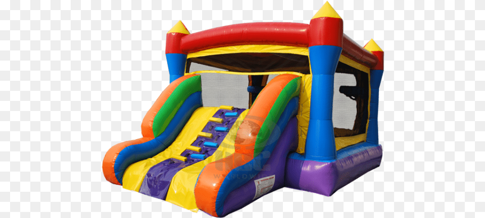 Fun House Combo House, Inflatable, Slide, Toy Free Png Download