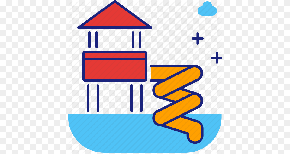 Fun Kids Park Playground Water Water Park Waterpark Icon, Outdoors Free Transparent Png