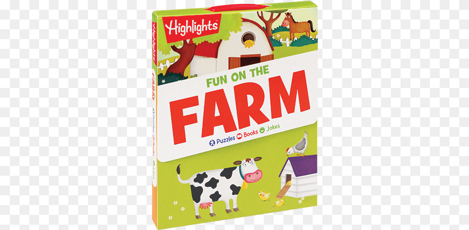 Fun On The Farm Box Of Fun Fun On The Farm Book, Animal, Cattle, Cow, Livestock Free Png