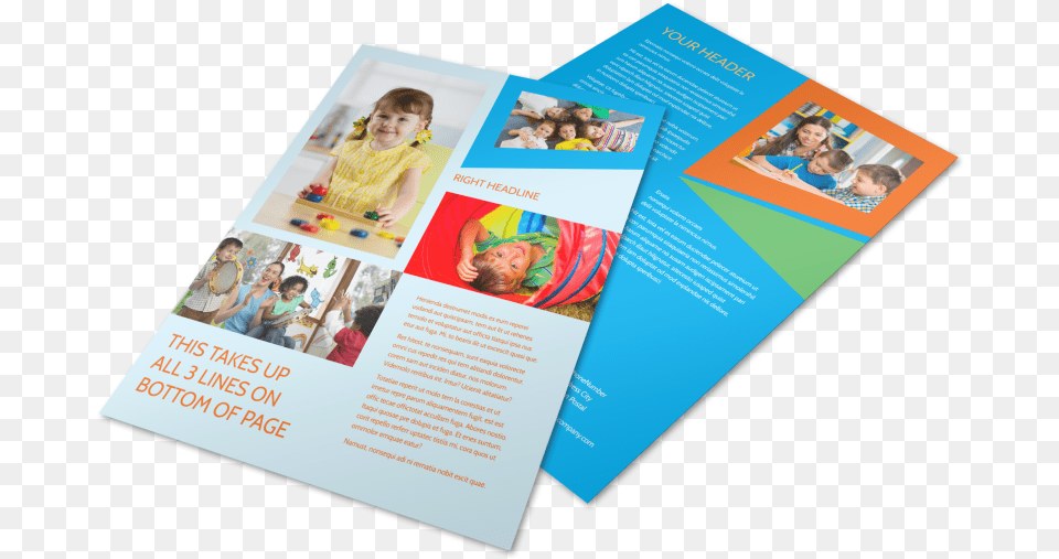 Fun Preschool Flyer Template Preview Flyer, Advertisement, Poster, Person, Baby Free Png