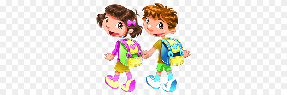 Fun School Cliparts, Bag, Baby, Backpack, Person Free Transparent Png