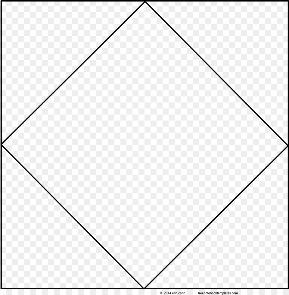 Fun Shapes Diamond Triangle Tabs Figure Gomtrique Reproduire Cm, Gray Png Image