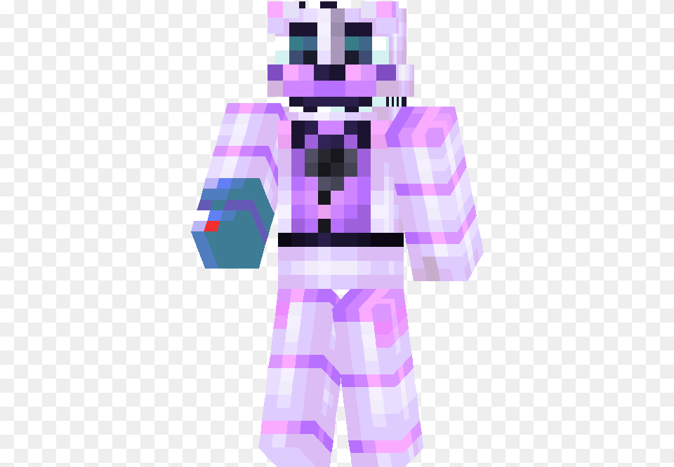 Fun Time Freddy Skin Minecraft, Purple Free Png Download