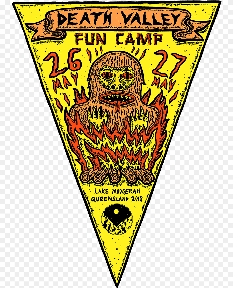 Funcamp Flag 2018 Death Valley, Logo, Symbol, Face, Head Png