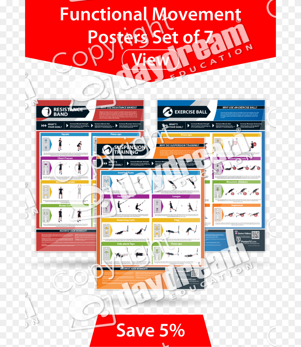 Functional Movement Posters Set Of, Advertisement, Poster, Person, Text Png Image