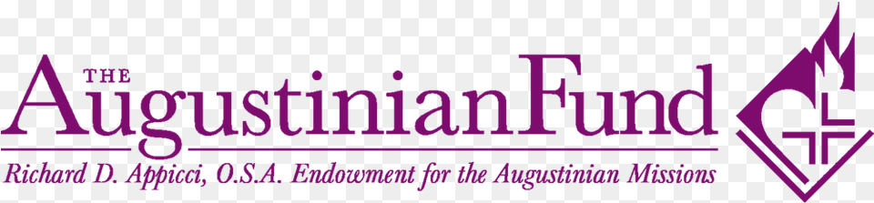 Fund Logo Appicci Purple Augustinians, Text Free Png Download