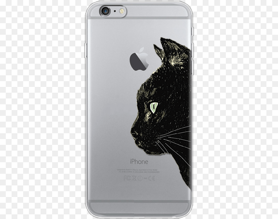 Funda Iphone 6 Tpu Gato Negro, Phone, Mobile Phone, Electronics, Pet Png Image