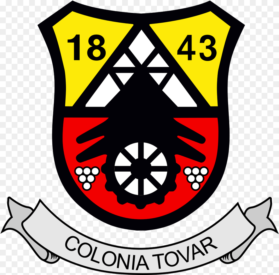 Fundacion De La Colonia Tovar, Logo, Emblem, Symbol, Machine Free Png Download