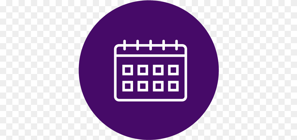 Fundraising Events U0026 Ideas Purple Calendar Icon, Qr Code, Text Free Png