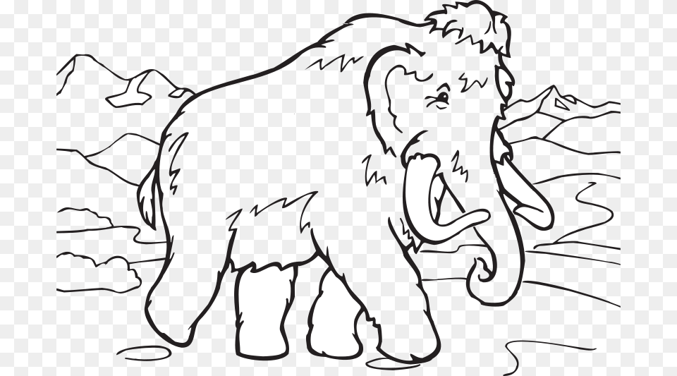 Fundraw Dot Com Coloring Book Mammoth, Animal, Wildlife, Person, Mammal Png Image