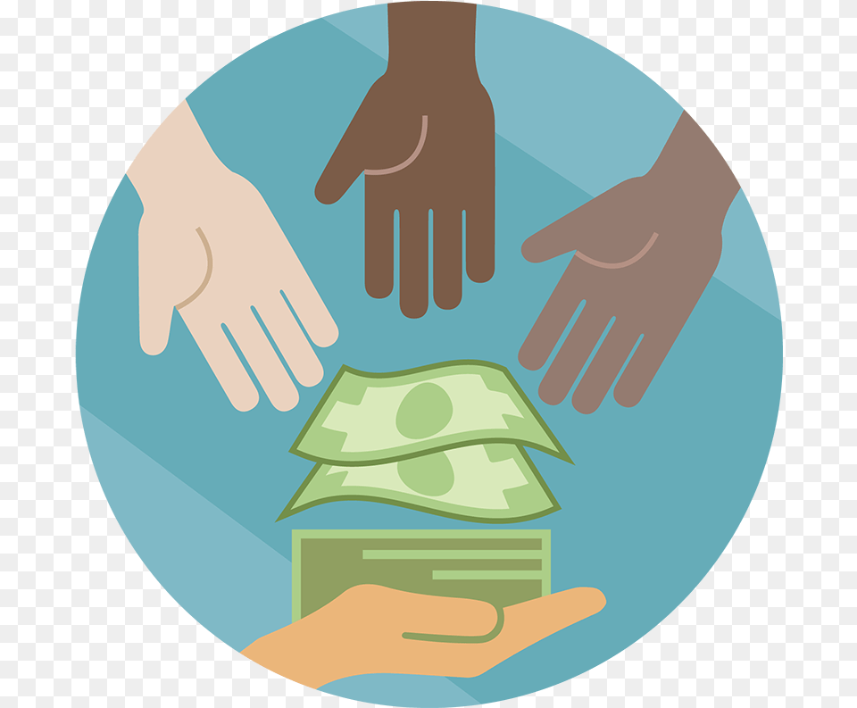 Funds Come From Both Members And Friends Of The Church Illustration, Body Part, Hand, Person, Finger Free Png Download