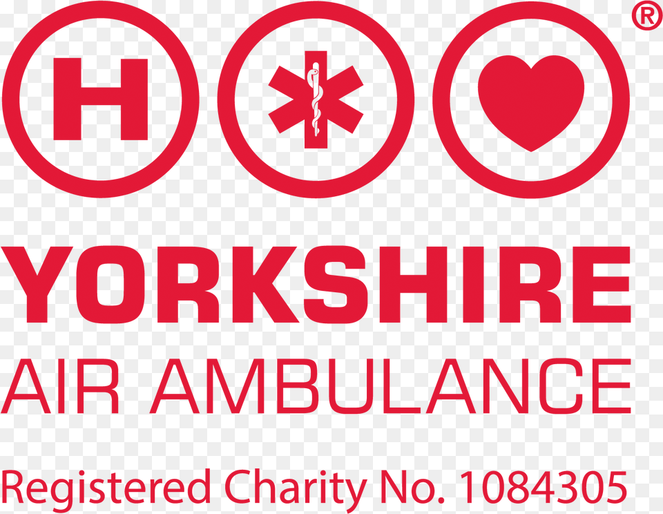 Funds Raised Yorkshire Air Ambulance Logo, Advertisement, Poster, Scoreboard, Symbol Free Png