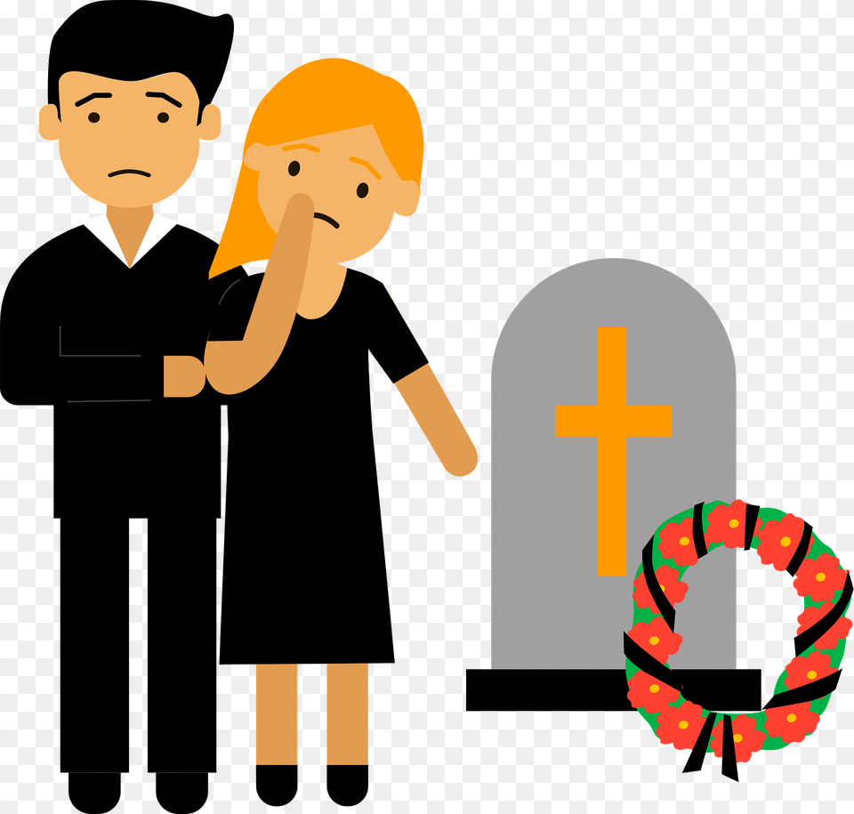 Funeral Clipart, People, Person, Boy, Child Png Image