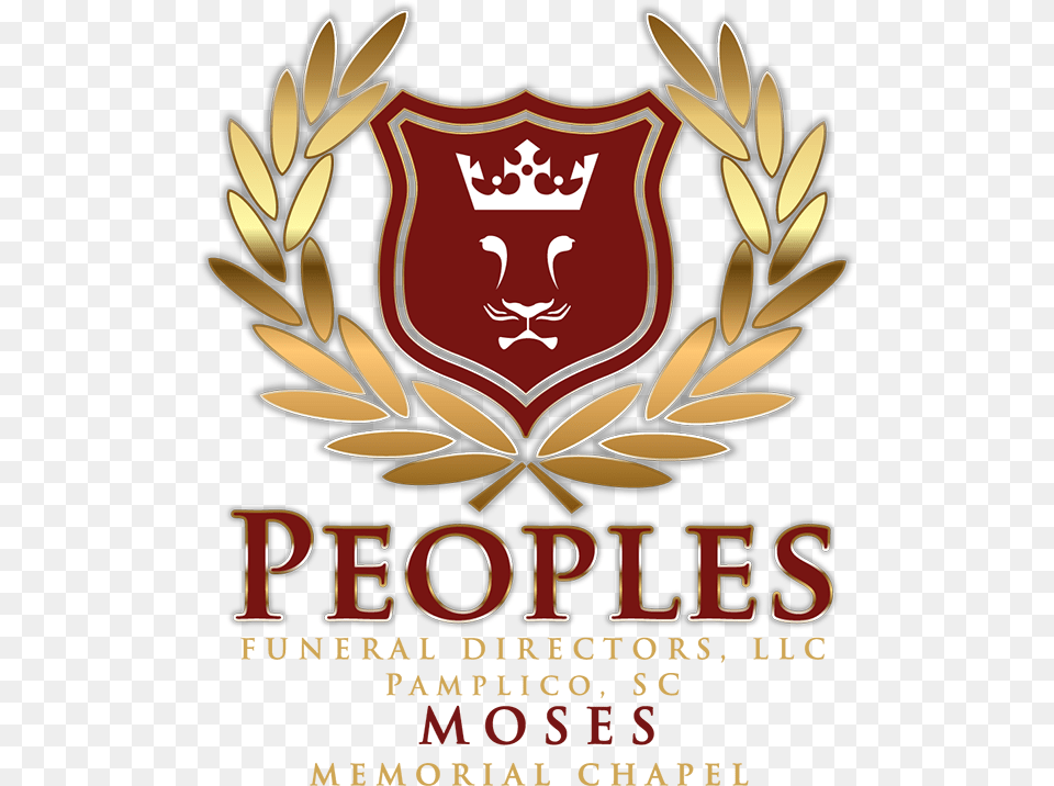 Funeral Directorsllc Amp Moses Memorial Chapel T Shirt, Emblem, Symbol, Logo Png Image