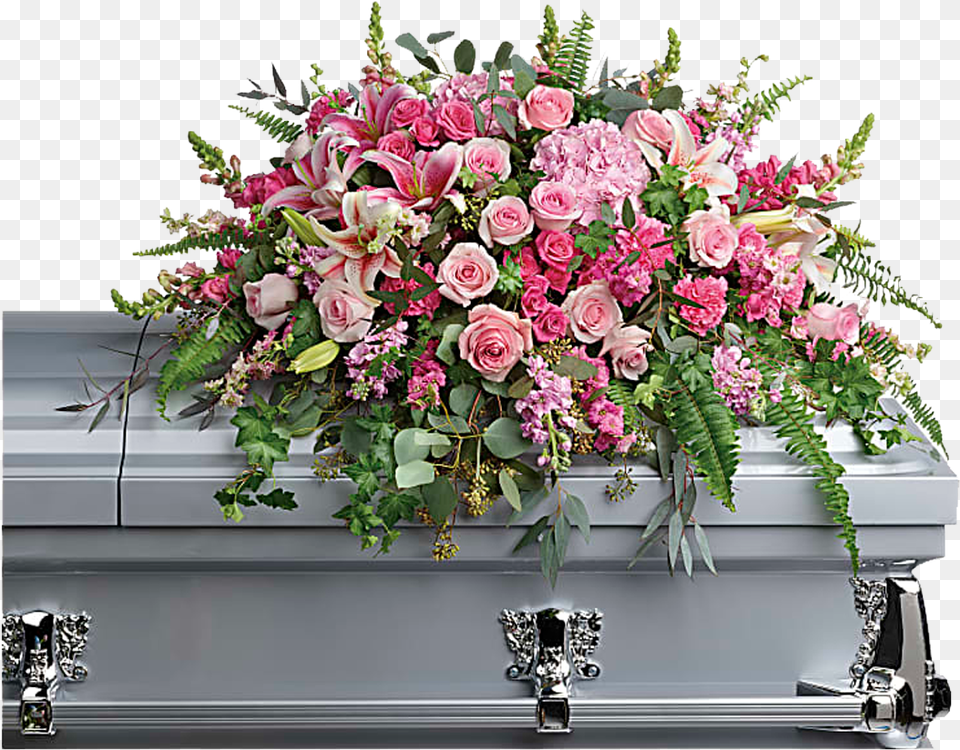 Funeral Flowers Casket Spray Transparent Cartoon, Flower, Flower Arrangement, Flower Bouquet, Plant Png Image