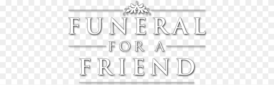 Funeral For A Friend Music Fanart Fanarttv Funeral For A Friend Logo, Text, Book, Publication, Scoreboard Png