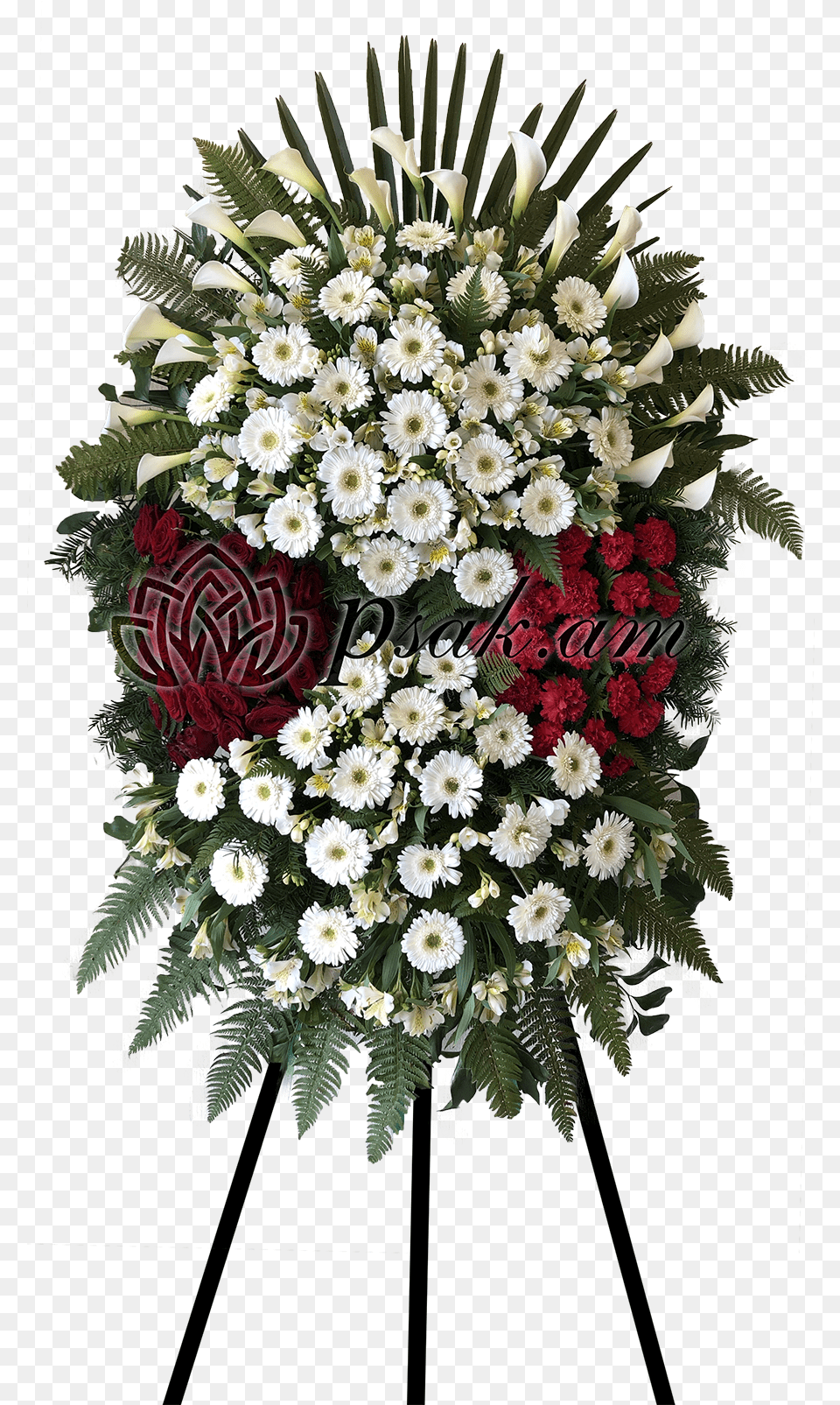 Funeral Wreath With Calla Lilies Caxkepsak, Art, Floral Design, Flower, Flower Arrangement Free Png