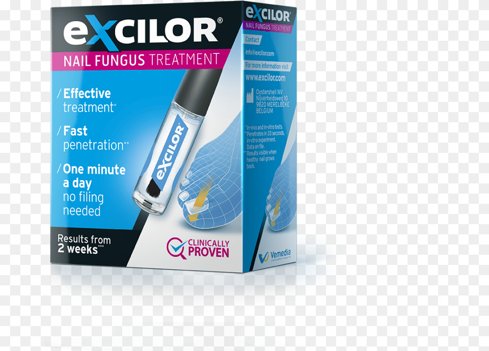 Fungal Nail Infections Excilor Fungal Nail, Advertisement, Poster, Bottle Png