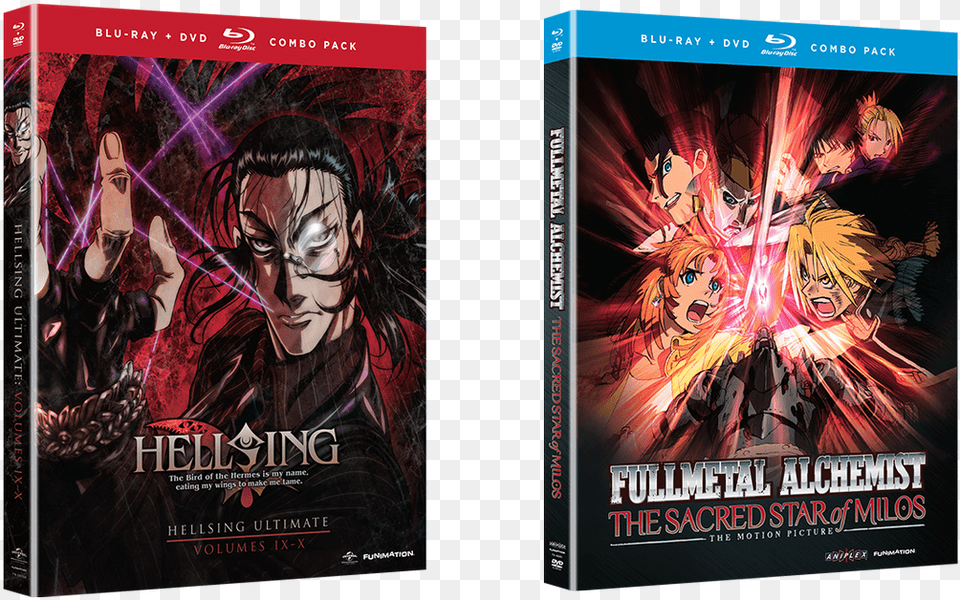 Funimation Nycc On Twitter Hellsing Ultimate Vol 9 Amp 10 Blu Ray, Book, Comics, Publication, Adult Free Transparent Png