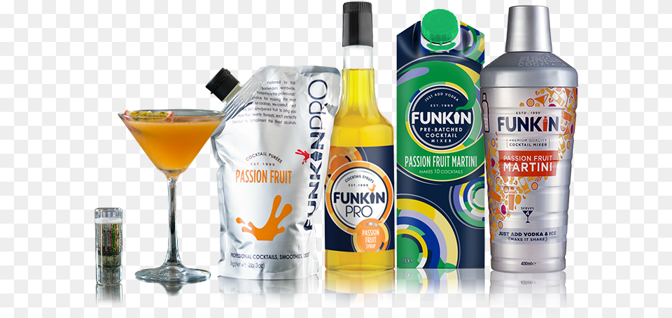 Funkin Cocktails Cocktail Mixers Funkin Strawberry Woowoo Mixer, Alcohol, Beverage, Bottle, Liquor Free Png