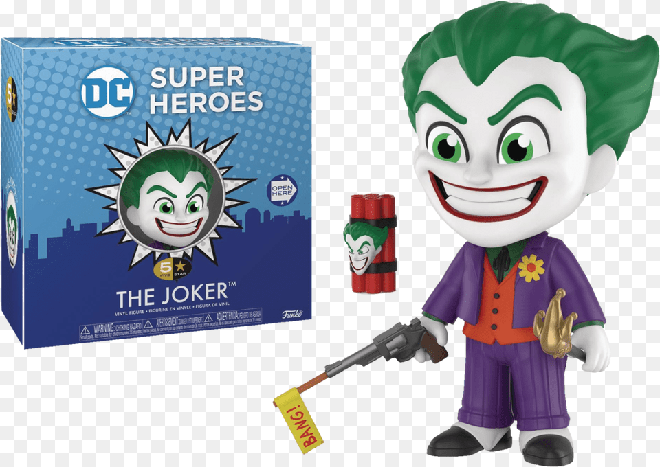 Funko 5 Star Dc Classic Joker Vinyl Figure Funko 5 Star Joker, Baby, Person, Clothing, Glove Png