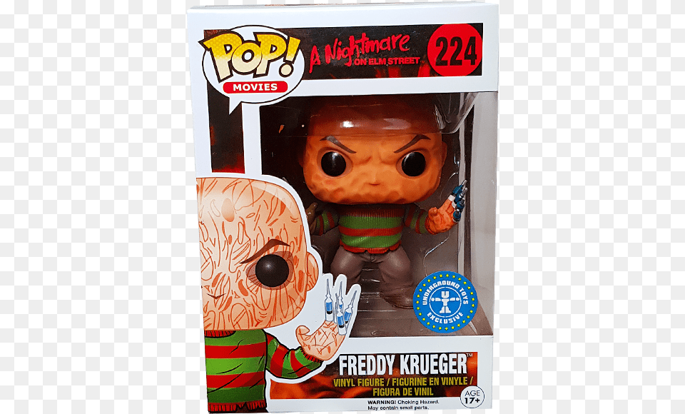 Funko A Nightmare On Elm Street Freddy Krueger Syringe Glove Pop, Advertisement, Poster, Baby, Person Free Transparent Png