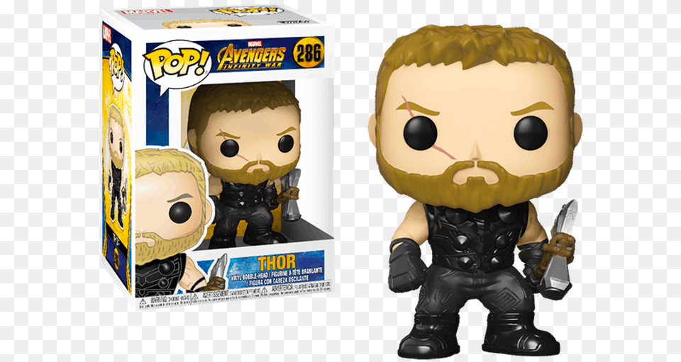 Funko Avengers Infinity War Thor, Baby, Person, Toy, Face Free Png