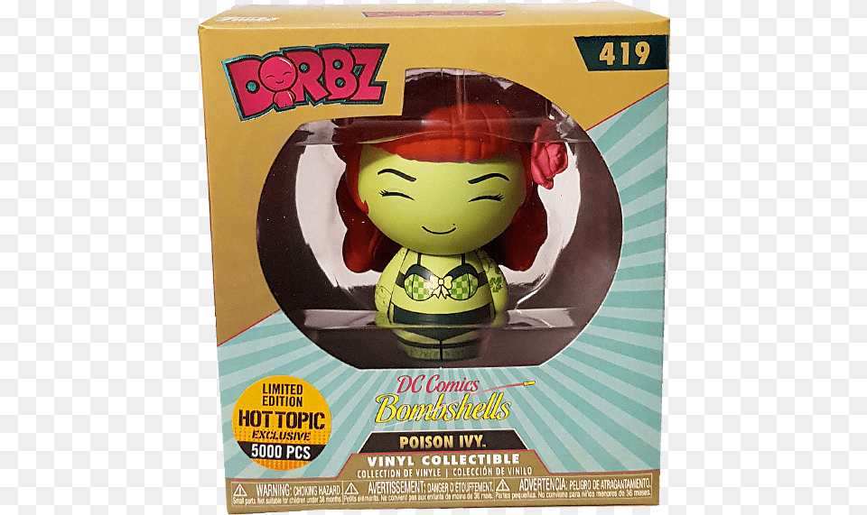 Funko Dorbz Bombshell Poison Ivy, Advertisement, Poster, Baby, Person Png Image