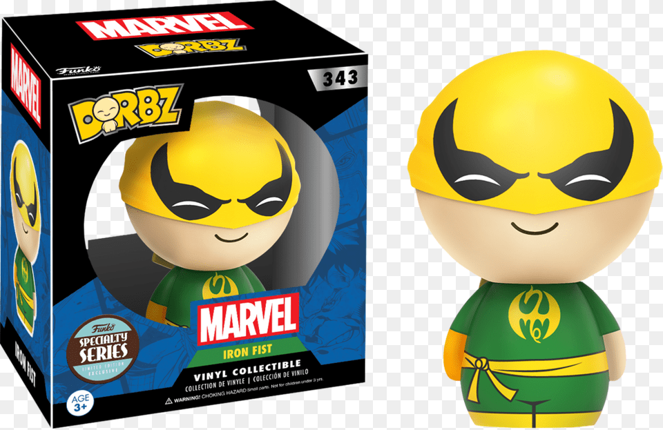 Funko Dorbz Marvel Iron Fist Funko Dorbz Iron Fist, Baby, Person, Face, Head Png