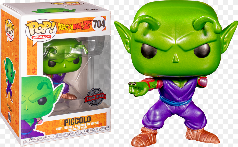 Funko Dragon Ball Z Funko Pop Dragon Ball Z Piccolo 704, Toy, Alien, Person, Face Free Transparent Png