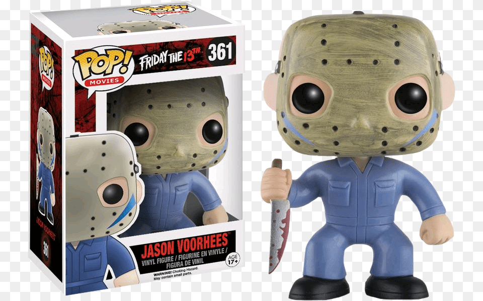 Funko Friday The 13th Jason Voorhees 8 Bit Pop Speelgoed, Toy, Robot, Plush, Face Free Png