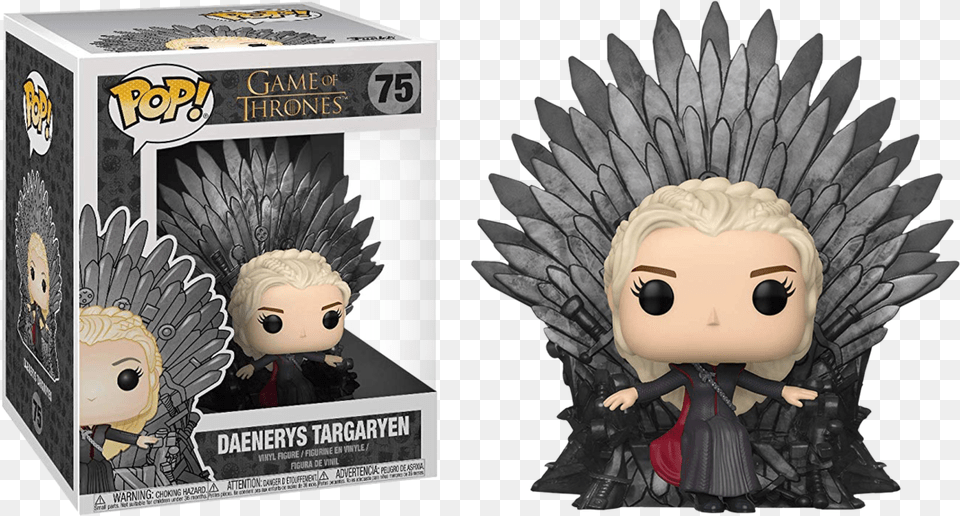 Funko Game Of Thrones Daenerys Targaryen On Iron Throne Funko Pop, Face, Head, Person, Baby Png Image