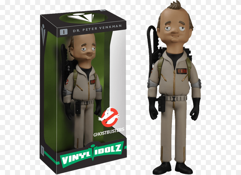 Funko Ghostbusters Vinyl Idolz Ghostbusters Venkman, Baby, Person, Figurine, Face Free Transparent Png