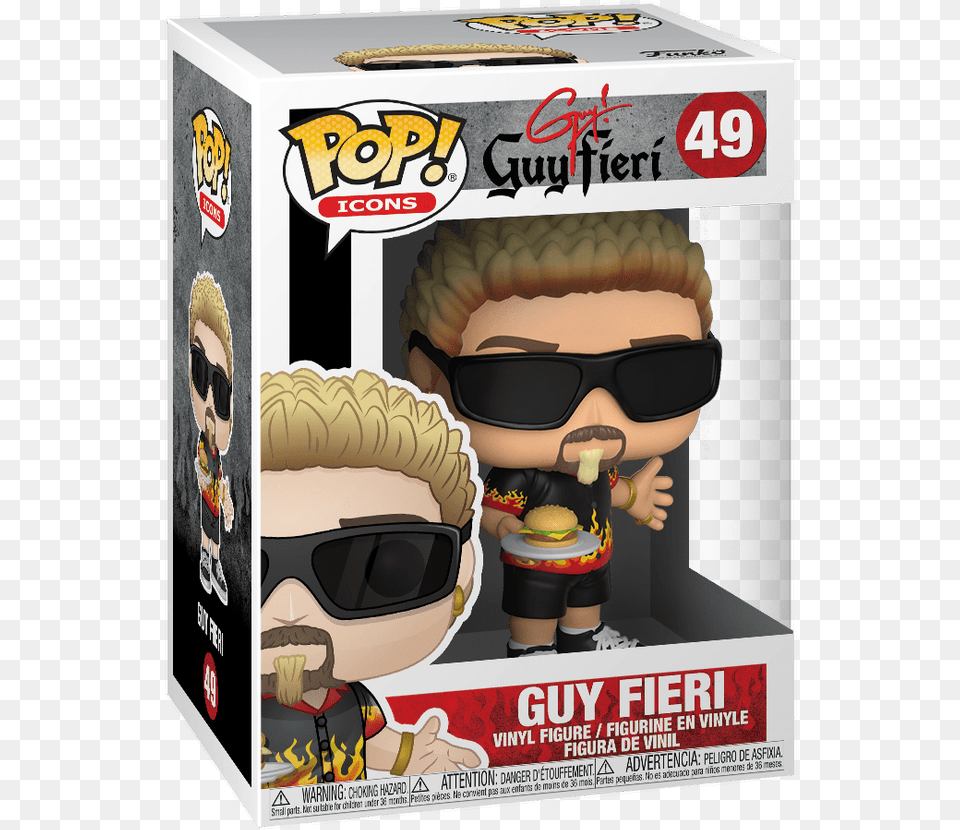 Funko Guy Fieri, Accessories, Sunglasses, Baby, Person Free Png Download