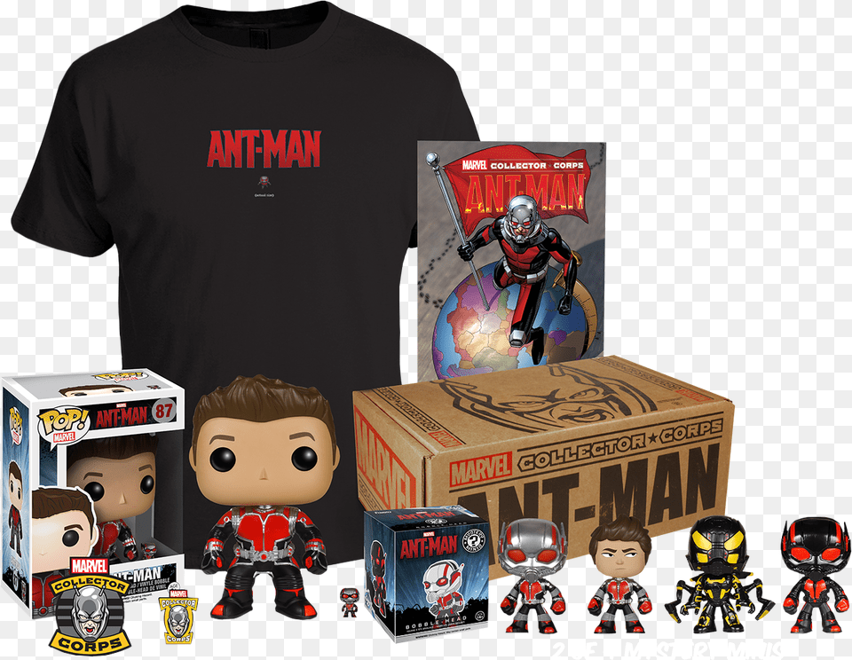 Funko Marvel Collector Corps Box, Clothing, T-shirt, Toy, Book Free Png Download