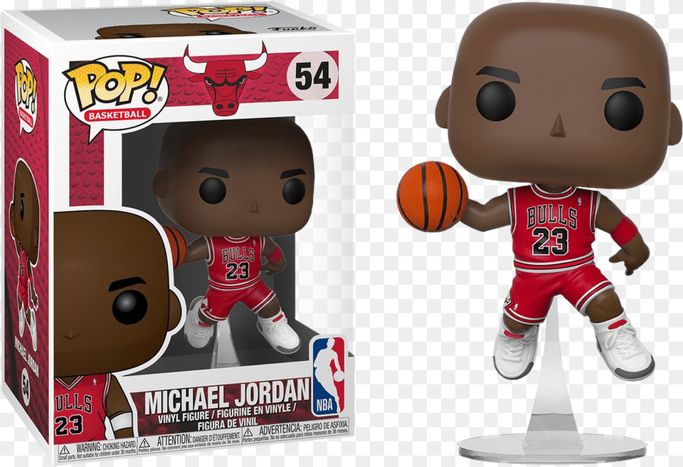 Funko Michael Jordan, Baby, Person, Ball, Basketball Png Image