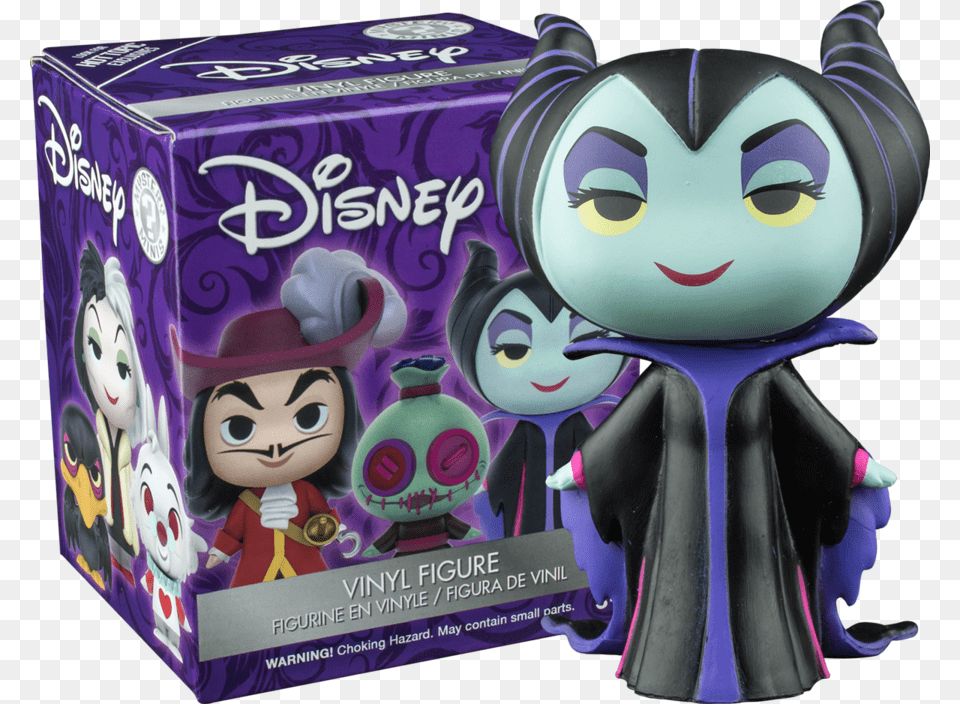 Funko Mystery Minis Disney Villains Set Of 12 Hot Topic Disney Villains Mystery Minis Hook, Purple, Toy, Person, Baby Free Png Download