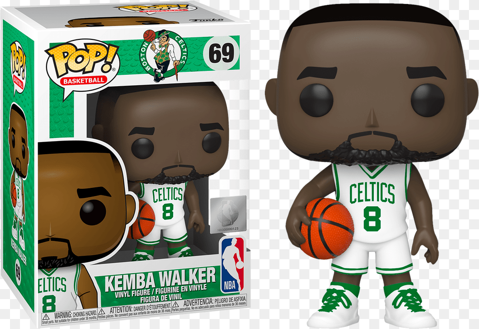 Funko Nba Basketball Boston Celtics Funko Pop, Person, Baby, Face, Head Png