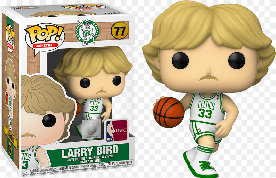 Funko Nba Basketball Funko Pop Larry Bird, Baby, Person, Head, Face Free Transparent Png