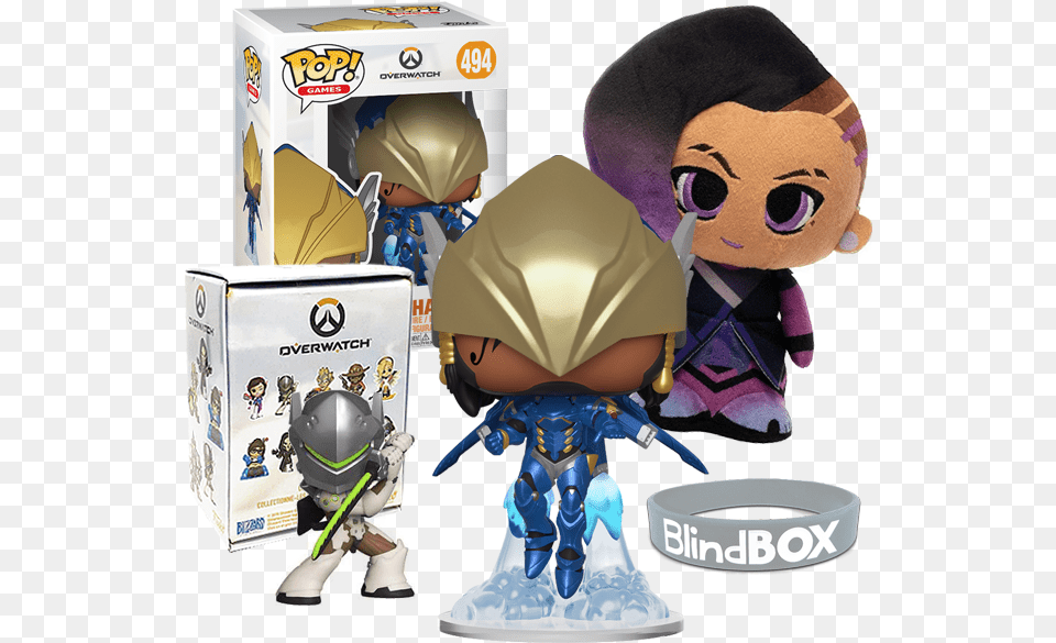 Funko Overwatch Pack Pop Overwatch, Helmet, Toy, Person, Head Free Transparent Png