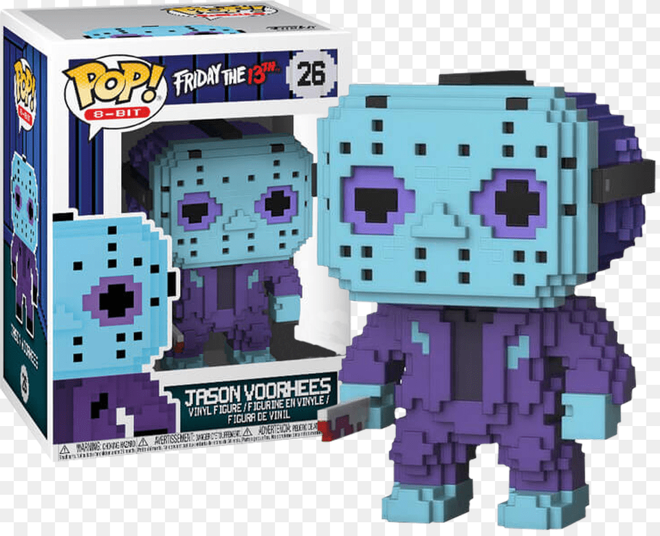 Funko Pop 8 Bit Jason, Robot Free Png