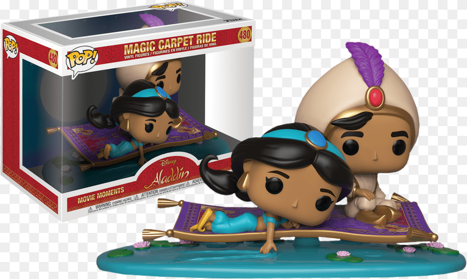 Funko Pop Aladdin Magic Carpet Ride, Figurine, Baby, Person, Face Png Image